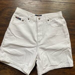 Route 66 Women’s High Waist White Shorts
